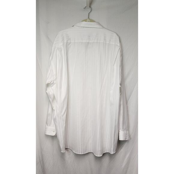 PRONTO UOMO COUTURE NON IRON WHITE BIG/TALL  BUTTON DOWN SHIRT SIZE 20/ 36-37 T - Picture 4 of 6